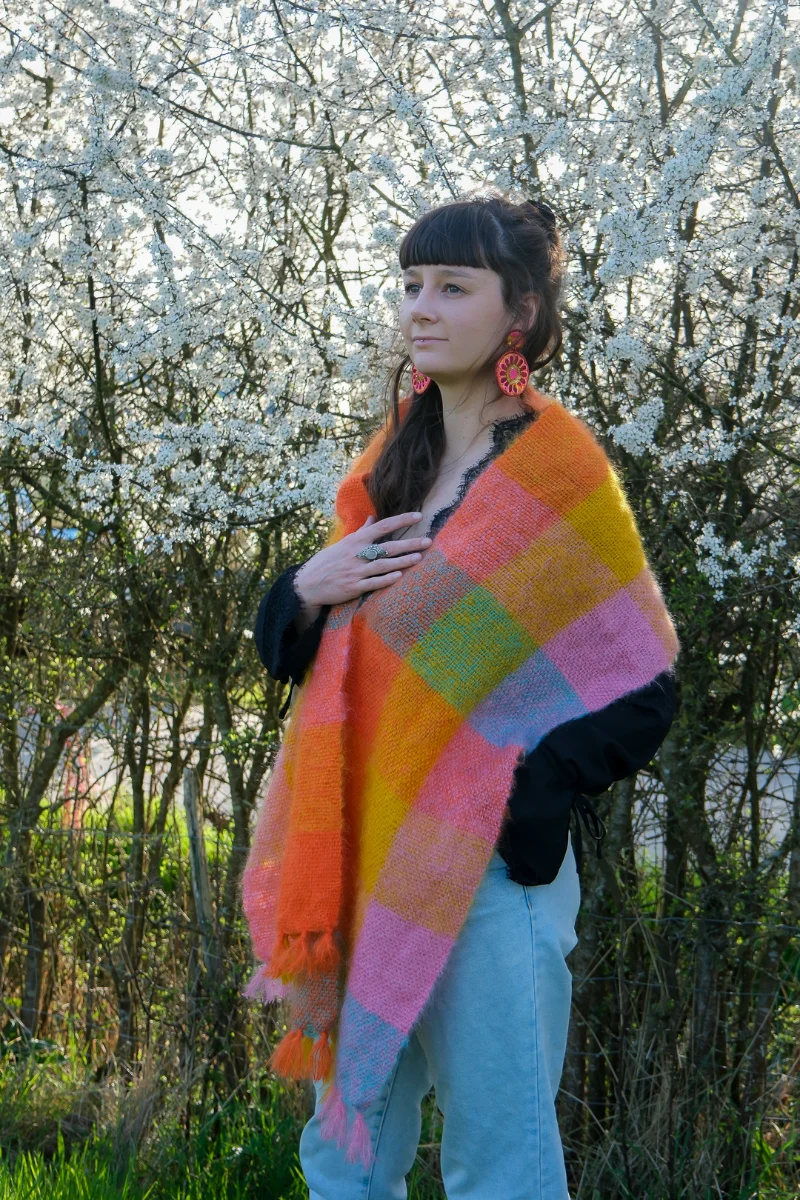 echarpe-disco-bande-turquoise-6