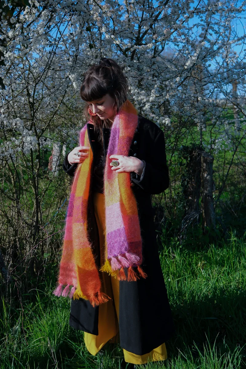 echarpe-disco-bande-violette-3